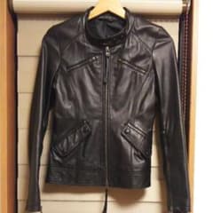 週末値下げ！DURASラムレザー ライダースジャケット！美品！のサムネイル