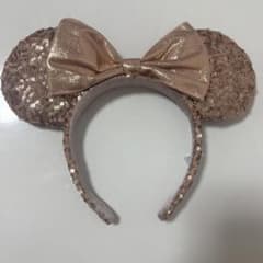 東京ディズニーリゾート ミニー カチューシャ スパンコール ローズゴールドのサムネイル