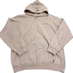 古着 thisisneverthat ネバザ ベージュ パーカー フーディ
