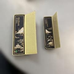 中国墨 上海墨廠 大好山水 油烟一〇一 古墨 書道 唐墨 - メルカリ