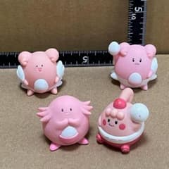 希少☆ポケモンキッズ　クリア☆ピンプク☆ラッキー☆ハピナス☆進化形　　3点 ピンプク ラッキー ハピナス 進化セット ポケモンキッズ - メルカリ
