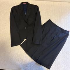 レミュー アオキ パンツスーツ セットアップ ストライプ ストレッチ