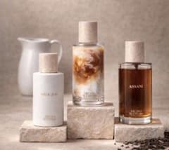 アロマブレンドバー ミルクジャグ 10ml ミルク香水、発売しました。 MILK JUG Top MILK Middle MILK Last MILK
