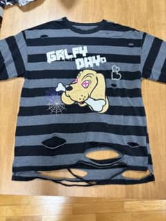 ガルフィー ボーダー 半袖 ダメージ加工のサムネイル
