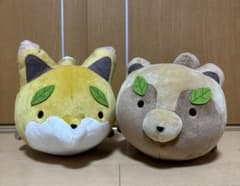 너구리와 여우도 푹신한 봉제 인형