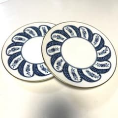 【新品•未使用•2枚セット】大倉陶園 呉須更紗 約20cm デザート皿 新品•未使用•2枚セット】大倉陶園 呉須更紗 約20cm デザート皿 - メルカリ