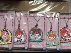 五等分の花嫁 一番くじ 2人だけの時間 ラバーストラップ 5種セットのサムネイル