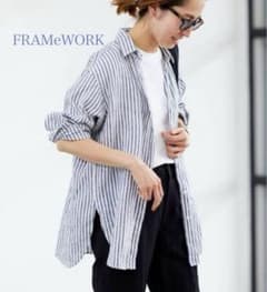 おかゆ様専用　FRAMeWORK リネンシャツのサムネイル