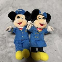 Disney Plane Crazy ミッキー＆ミニー ぬいぐるみセットのサムネイル