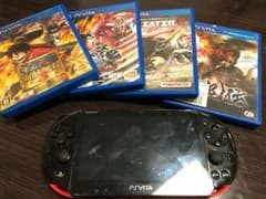 psvita 本体＋専用ソフト4本セットのサムネイル