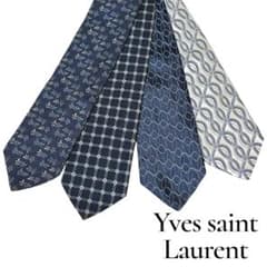 NM40 イヴサンローラン 11本 セット まとめ売り ネクタイ メンズ Yves Saint Laurent イヴサンローラン ネクタイ 4本セット - メルカリ