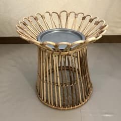 〈希少〉IKEA プラントスタンド KANELSTANG ラタン 籐 ナチュラルのサムネイル