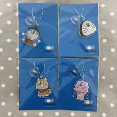 100％ドラえもん＆フレンズ展 アクリル2連キーホルダー 4個まとめ