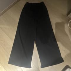 黒 ワイドスラックス パンツ kastaneのサムネイル