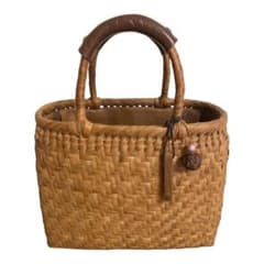 ︎ 【限定セール】メルカリ特別価格　色雰囲気そのまま２番皮　国産山葡萄籠六ツ目編 楽天市場】純国産 山形県 山葡萄かごバッグ 差し六つ目編み : おまめ