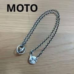 MOTO モト シルバーネックレス サークルオーブ - メルカリ