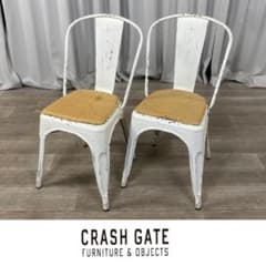 GR01 クラッシュゲート ブリック ダイニング チェア 2脚 セット ス/S8 GR01 クラッシュゲート ブリック ダイニング チェア 2脚 セット