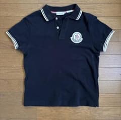MONCLER ポロシャツ ネイビー サイズM MONCLER ポロシャツ ネイビー ブラック スリムフィット - メルカリ