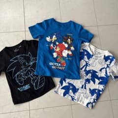 ソニックTシャツセット120 記名ありのサムネイル