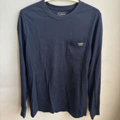 古着　L.L.Bean ネイビー Tシャツ M 長袖のサムネイル