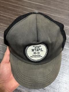 WTAPS ミリタリーメッシュキャップ グレー/ブラック キャップ - メルカリ