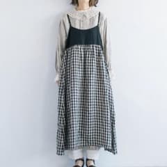 専用出品 キャミワンピース ブラック 新品未使用 kazumi SM2のサムネイル