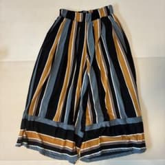 MOUSSY ストライプ ガウチョパンツ Sのサムネイル