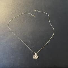 frank and easy 10k ゴールド 10金 ハイビスカス ネックレス - メルカリ