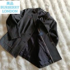 【希少】大きいサイズ バーバリーロンドン デニムジャケット 46 ノバチェック 美品✨バーバリーロンドン デニムジャケット ノバチェック 大きい
