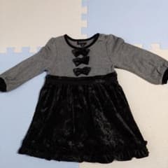 JILL STUART ワンピース 80サイズ グレー/ブラックのサムネイル
