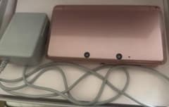 【動作品】ニンテンドー3DS 本体ミスティピンク　充電器セット 動作確認済のサムネイル