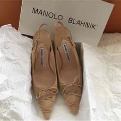 【新品】 MANOLO BLAHNIK マノロブラニク サイズ38のサムネイル