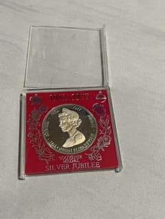 1952–1977 シルバージュビリー記念メダル – エリザベス2世女王