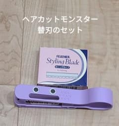 ヘアカットモンスター パープル　 正規品 替刃スタイリングブレイド TG-10のサムネイル
