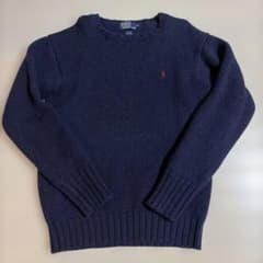 Polo by Ralph Lauren ウールニット ネイビー Mのサムネイル