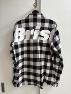 L/S LOGO BIG | SOPH. SHIRT CHECK LOGO 　BIG F.C.R.B. BAGGY STRIPE): BLACK SHIRT(M トップス