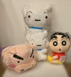 크레용 신짱 봉제인형 4점 세트