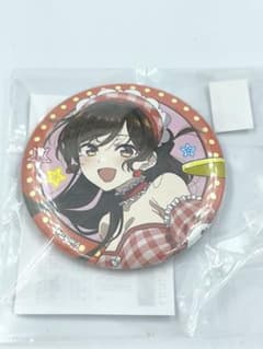 彼女お借りします 水原千鶴 缶バッジ 真夏のアイス屋さん くじコレ か