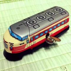 ゼンマイ電車のおもちゃのサムネイル
