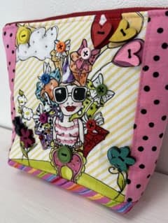 ロラライハリス ハンドメイド  ポーチ NO.012のサムネイル