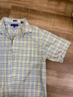 TOMMY HILFIGER チェックシャツ 半袖　古着のサムネイル
