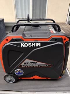 KOSHIN GV-30is インバーター発電機　試運転のみのサムネイル