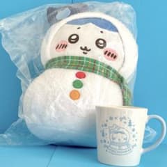 하치와레 치이카와 에니마이 복권 봉제인형 머그컵