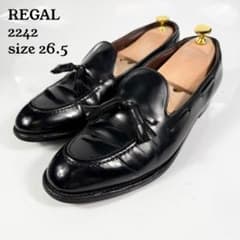 REGAL リーガル〈2242〉タッセルローファー（26,5）Uチップ 黒 - メルカリ
