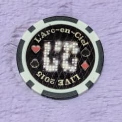 ラルカジノ来場者限定チップカード黒★L'Arc~en~Ciel★ラルクアンシエル ラルカジノ来場者限定チップカード黒☆L'Arc~en~Ciel