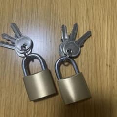 金属製30mm南京錠2個セットのサムネイル