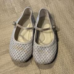 ZARA Mesh Strap Sandals, Silver