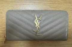 YSL グレー キルティング長財布のサムネイル