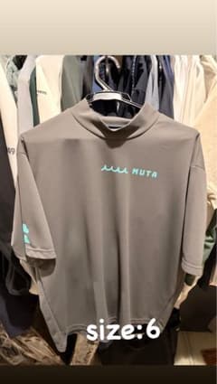 MUTA ムータ　グレー ハイネックシャツ サイズ6 MUTA ムータ グレー ハイネックシャツ サイズ6 - メルカリ
