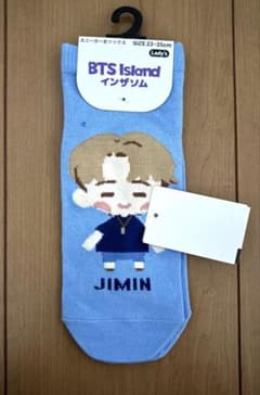 BTS Island しまむら　靴下　JIMINのサムネイル
